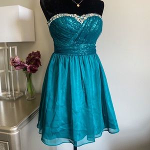 Teal Formal Dress